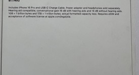 New
													Apple iPhone 16 Pro - AT&T, Natural, 256 GB, A3083, photo 3 of 3