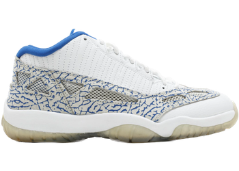 Jordan 11 Retro Low IE White Argon Blue for sale