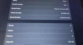 Good
													Apple iPad Air 13" (M2) 2024 - Wi-Fi, Blue, 128 GB, A2898, photo 4 of 13