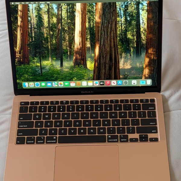 MacBook Air 2020 - 13 inch - 256 GB, Gold, 8 GB, Intel Core i3