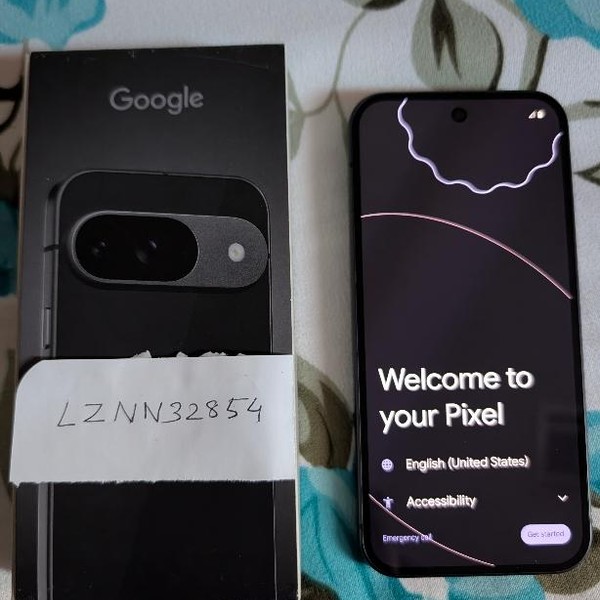 Google Pixel 9 - Unlocked, 128 GB, Obsidian, 12 GB, G2YBB