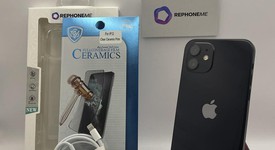 Good
													Apple iPhone 12 - Unlocked, Black, 128 GB, A2172, photo 1 of 5