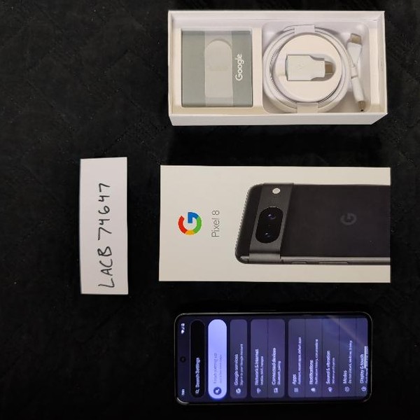 Google Pixel 8 - Verizon, 128 GB, Obsidian, 8 GB, GKWS6, mmWave 5G