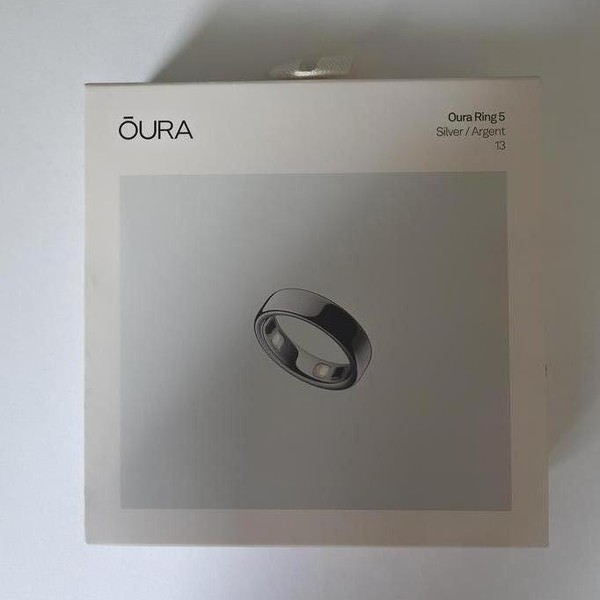 Oura Ring Gen 5 - Silver, Size 13