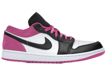 Jordan 1 Low Black Active Fuchsia for sale
