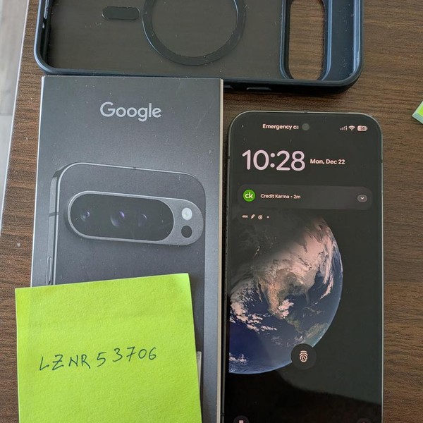 Google Pixel 9 Pro XL - Unlocked, 256 GB, Obsidian, 16 GB, GGX8B