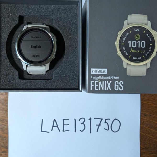 Garmin Fenix 6S - Gold, Pro Solar
