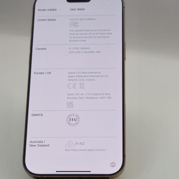 Apple iPhone 16 Pro Max - Unlocked, Desert, 256 GB, A3084