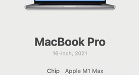 Mint
													MacBook Pro 2021 - 16" - Apple M1 Max, Gray, 2 TB, 64 GB, photo 1 of 13