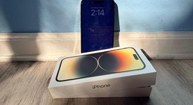 Mint
													Apple iPhone 14 Pro Max - Unlocked, Gold, 128 GB, A2651, photo 1 of 11