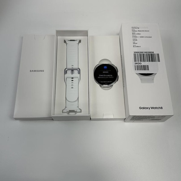 Samsung Galaxy Watch8 - Unlocked, Silver, SM-L335, 44mm