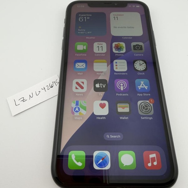 Apple iPhone Xr - Unlocked, 64 GB, Black, A1984