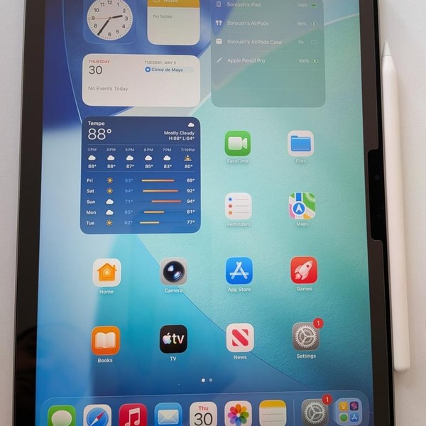Apple iPad Air 11 inch (M3) 2025 - Wi-Fi, 256 GB, Gray, A3266