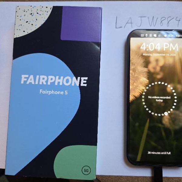 Fairphone 5 - Unlocked, 256 GB, Clear, 8 GB
