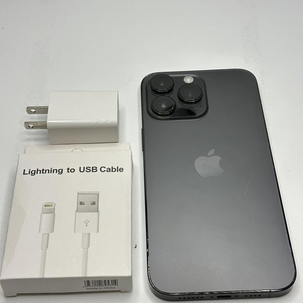 Apple iPhone 14 Pro Max - Unlocked, 128 GB, Black, A2651