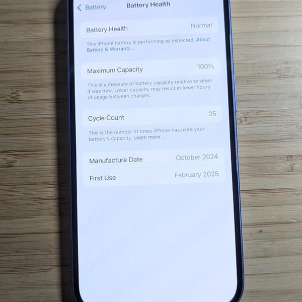 Apple iPhone 16 - Unlocked, 128 GB, Ultramarine, A3081