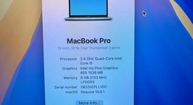 Good
													MacBook Pro 2019 - 13" - I5, Gray, 256 GB, 8 GB, photo 2 of 11
