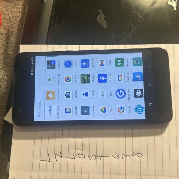 Nexus 6P - Unlocked, 32 GB, Black, A2, International