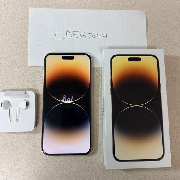 Apple iPhone 14 Pro Max - Unlocked, 256 GB, Gold, A2651