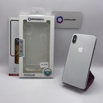 Good Apple iPhone X - Unlocked, Silver, 256 GB, A1901, GSM