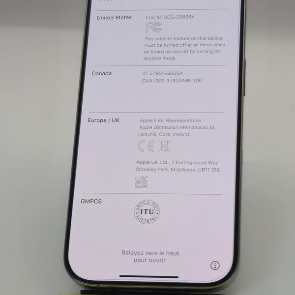 Apple iPhone 16 Pro - Unlocked, Natural, 256 GB, A3083