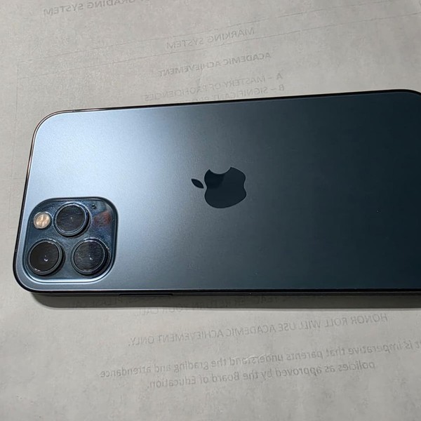 Apple iPhone 12 Pro - Unlocked, 128 GB, Pacific Blue, A2341