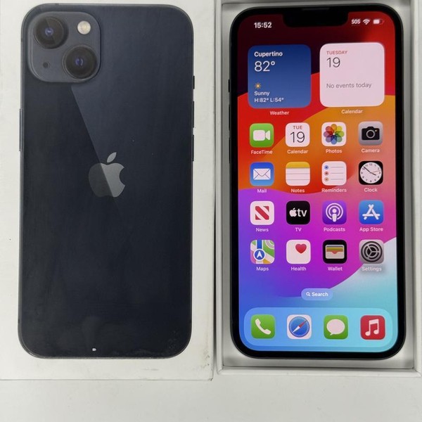 Apple iPhone 13 - Cricket, 128 GB, Midnight, A2482