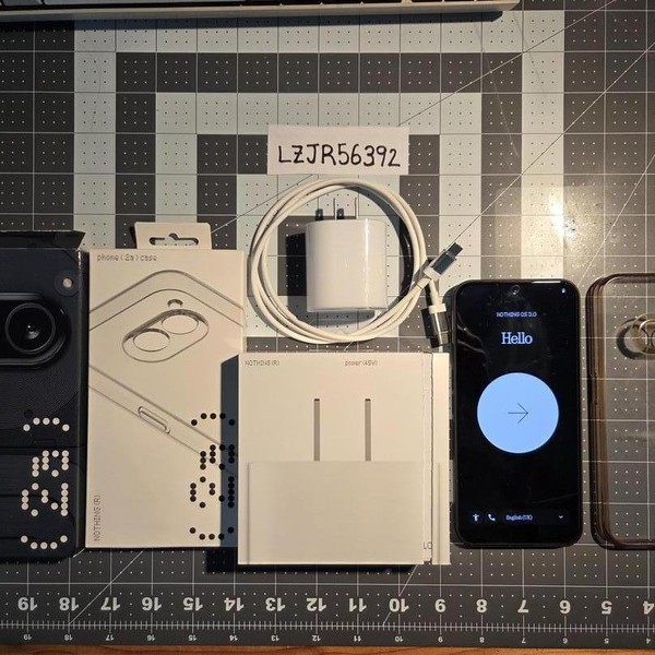 Nothing Phone (2a) - Unlocked, 256 GB, Gray, 12 GB