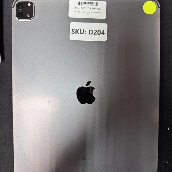 Apple iPad Pro 12.9 inch 5th Gen 2021 - Unlocked, 2 TB, Gray