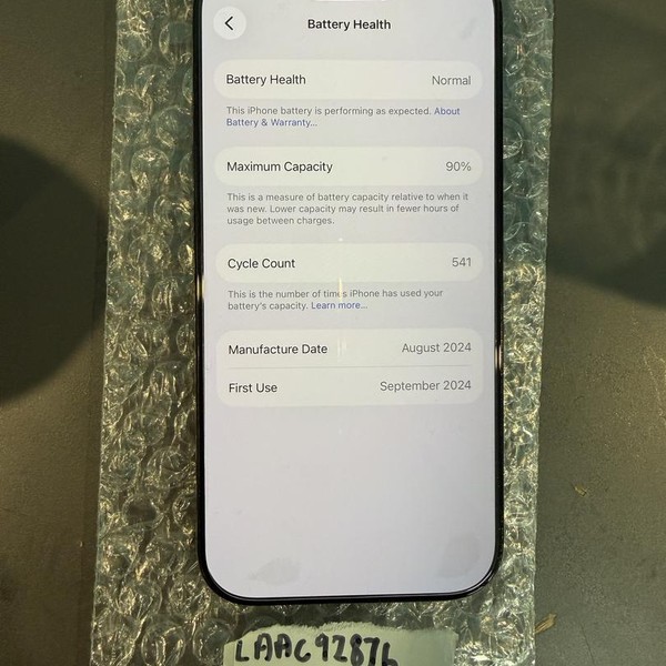 Apple iPhone 16 Pro - Unlocked, 256 GB, Black, A3083