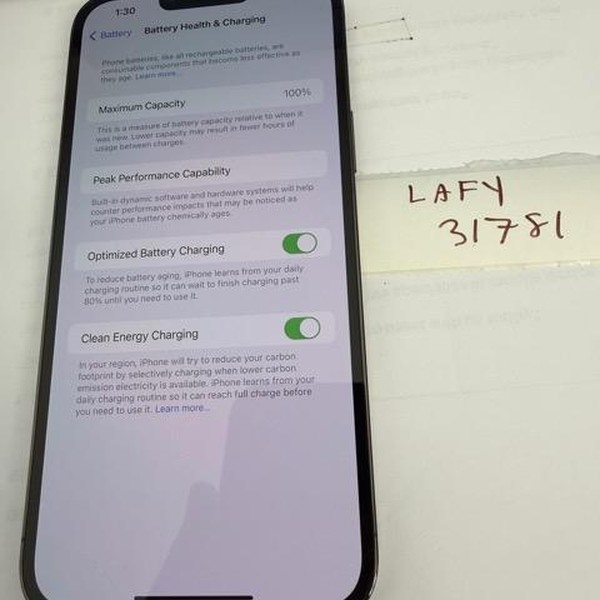 Apple iPhone 13 Pro Max - Unlocked, 128 GB, Graphite, A2484