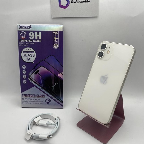 Apple iPhone 12 Mini - Unlocked, 64 GB, White, A2176