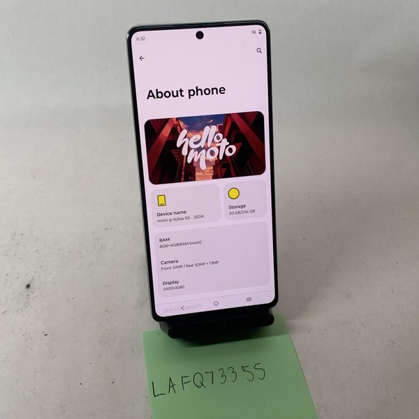 Moto G Stylus 5G (2024) - Unlocked, 256 GB, Tan, 8 GB