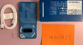 Mint
													Nothing Phone 3a - Unlocked, Blue, 256 GB, 12 GB, photo 2 of 9