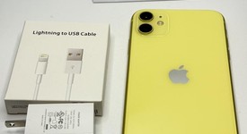 Good
													Apple iPhone 11 - Unlocked, Yellow, 64 GB, A2111, photo 3 of 5