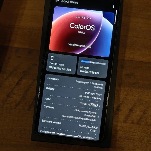 OPPO Find X8 Ultra - Unlocked Non-US, 256 GB, Black, 12 GB