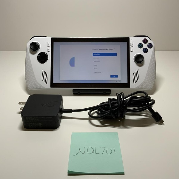 Asus ROG Ally 7 inch - 512 GB, White, 16 GB, AMD Ryzen Z1 Extreme, Ryzen Z1 Extreme