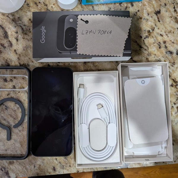 Google Pixel 9 - Unlocked, 128 GB, Obsidian, 12 GB, G2YBB