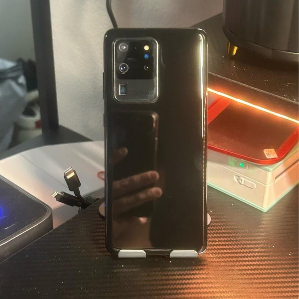 Samsung Galaxy S20 Ultra 5G - Unlocked, 128 GB, Black, 12 GB, SM-G988U1