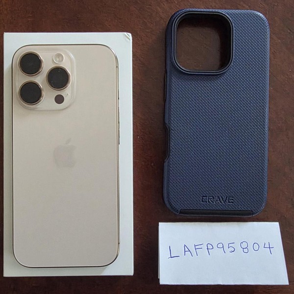 Apple iPhone 16 Pro - Unlocked, 128 GB, Desert, A3083