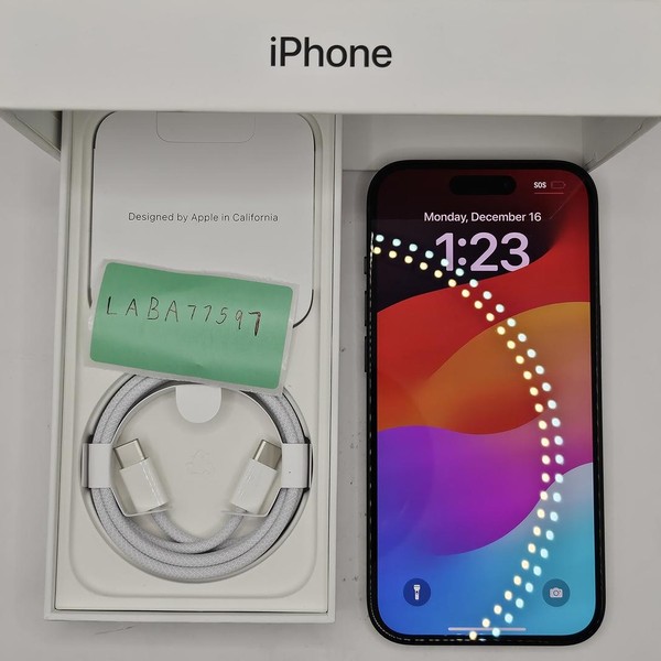 Apple iPhone 15 - Unlocked, Black, 128 GB, A2846