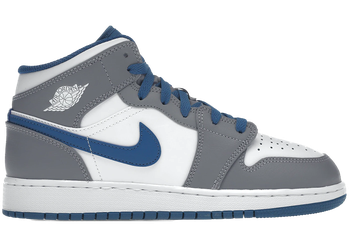Jordan 1 Mid True Blue Cement (GS) for sale