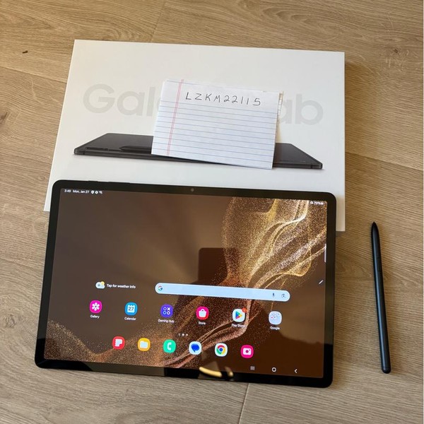 Samsung Galaxy Tab S8 Plus - Spectrum, 128 GB, Graphite, 8 GB, SM-X808U, 5G