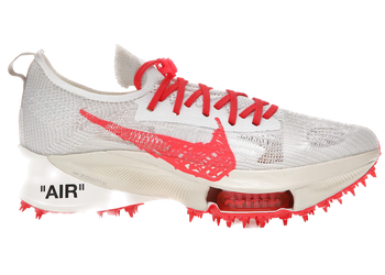 Nike Air Zoom Tempo Next% Flyknit Off White White Solar Red for sale