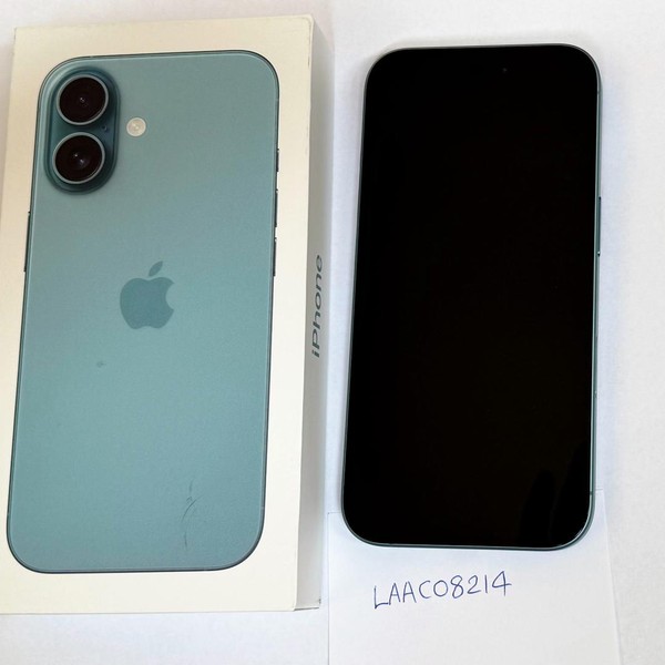 Apple iPhone 16 - Unlocked, 128 GB, Teal, A3081