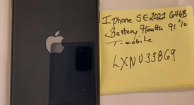 Mint
													Apple iPhone SE 3rd Gen 2022 - T-Mobile, Midnight, 64 GB, A2595, photo 3 of 7