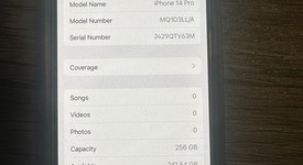 Good
													Apple iPhone 14 Pro - T-Mobile, Purple, 256 GB, A2650, photo 1 of 5
