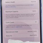 Mint Apple iPhone 16 Plus - Unlocked, 128 GB, Ultramarine, A3082
