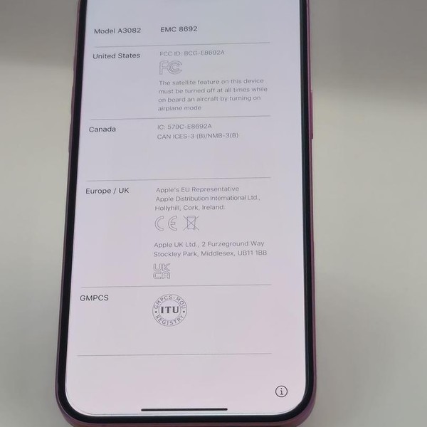 Apple iPhone 16 Plus - Unlocked, 128 GB, Pink, A3082
