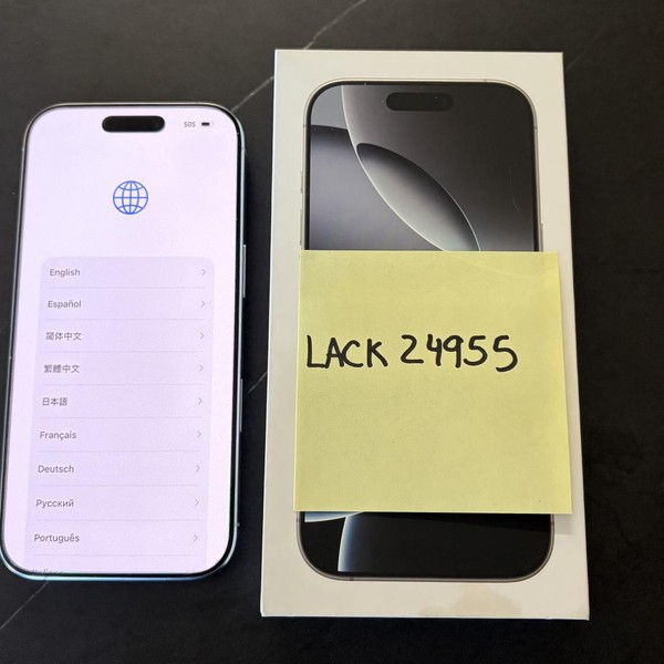 Apple iPhone 16 Pro - Unlocked, 256 GB, White, A3083